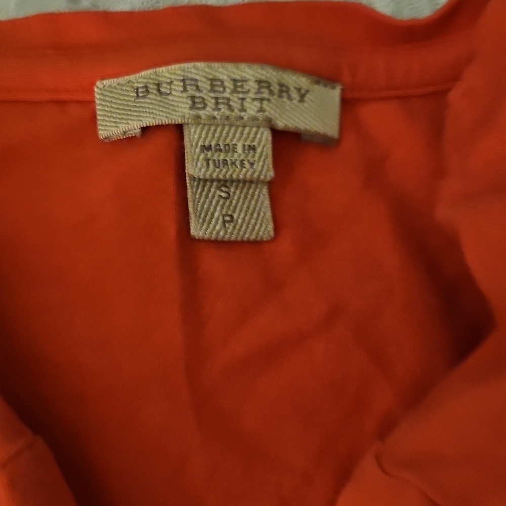 Burberry Brit Vibrant Orange Top
